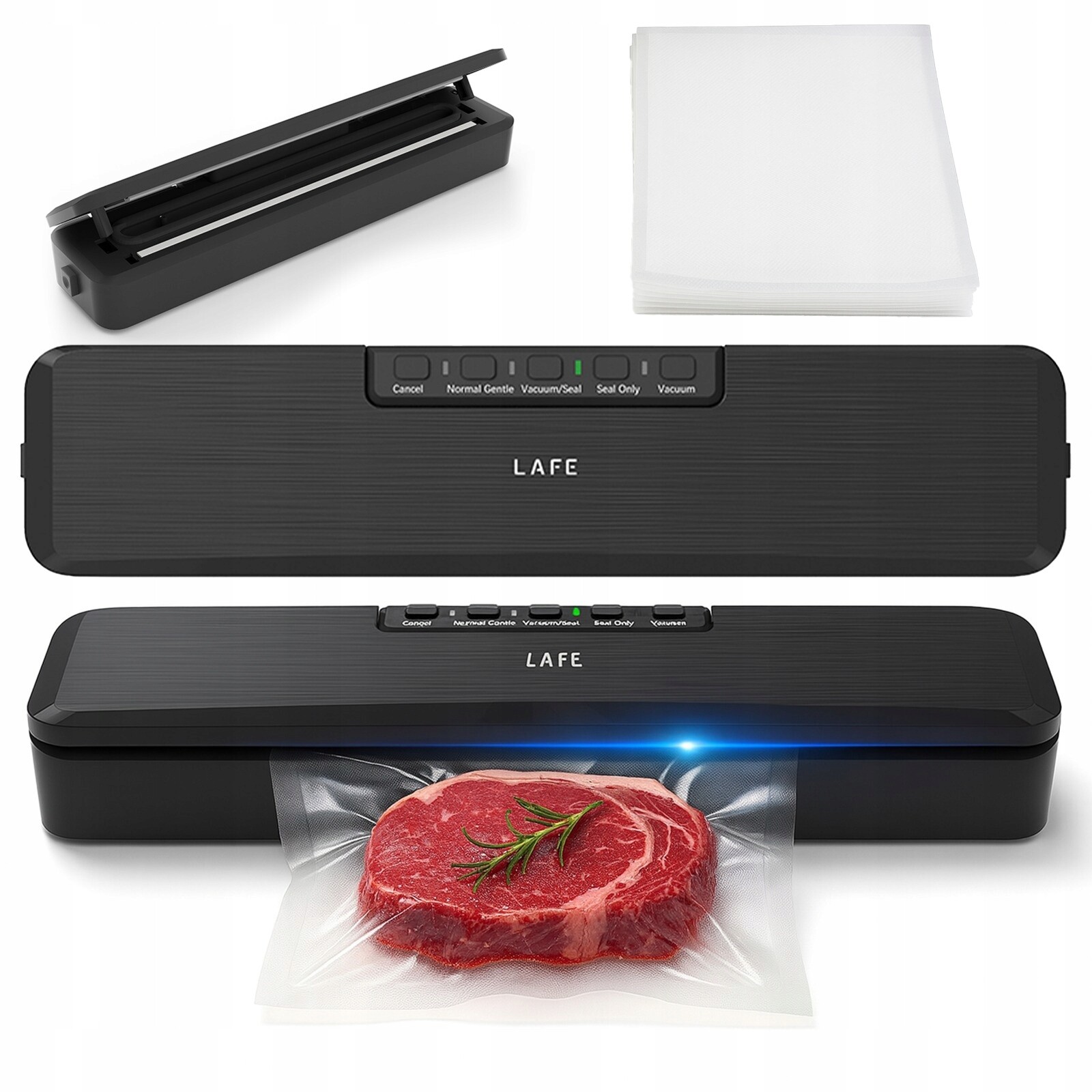 Vakuová svářečka fólií Balicí stroj na potraviny 6 l/min 5 režimů 250 W Lafe