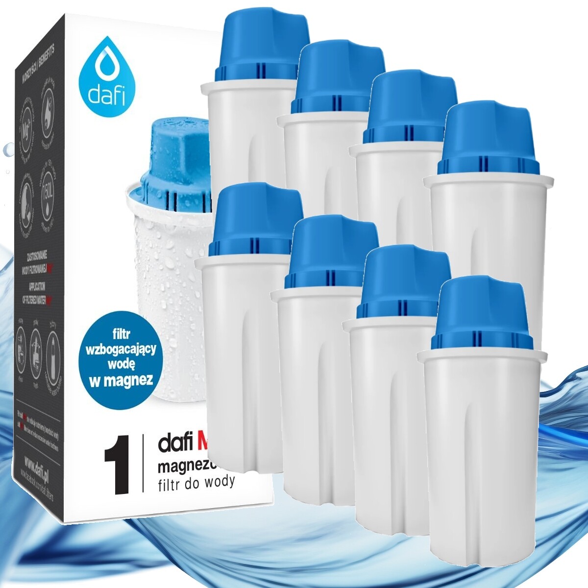 Filtrační vložka do konvice na vodu Dafi Classic 8 ks