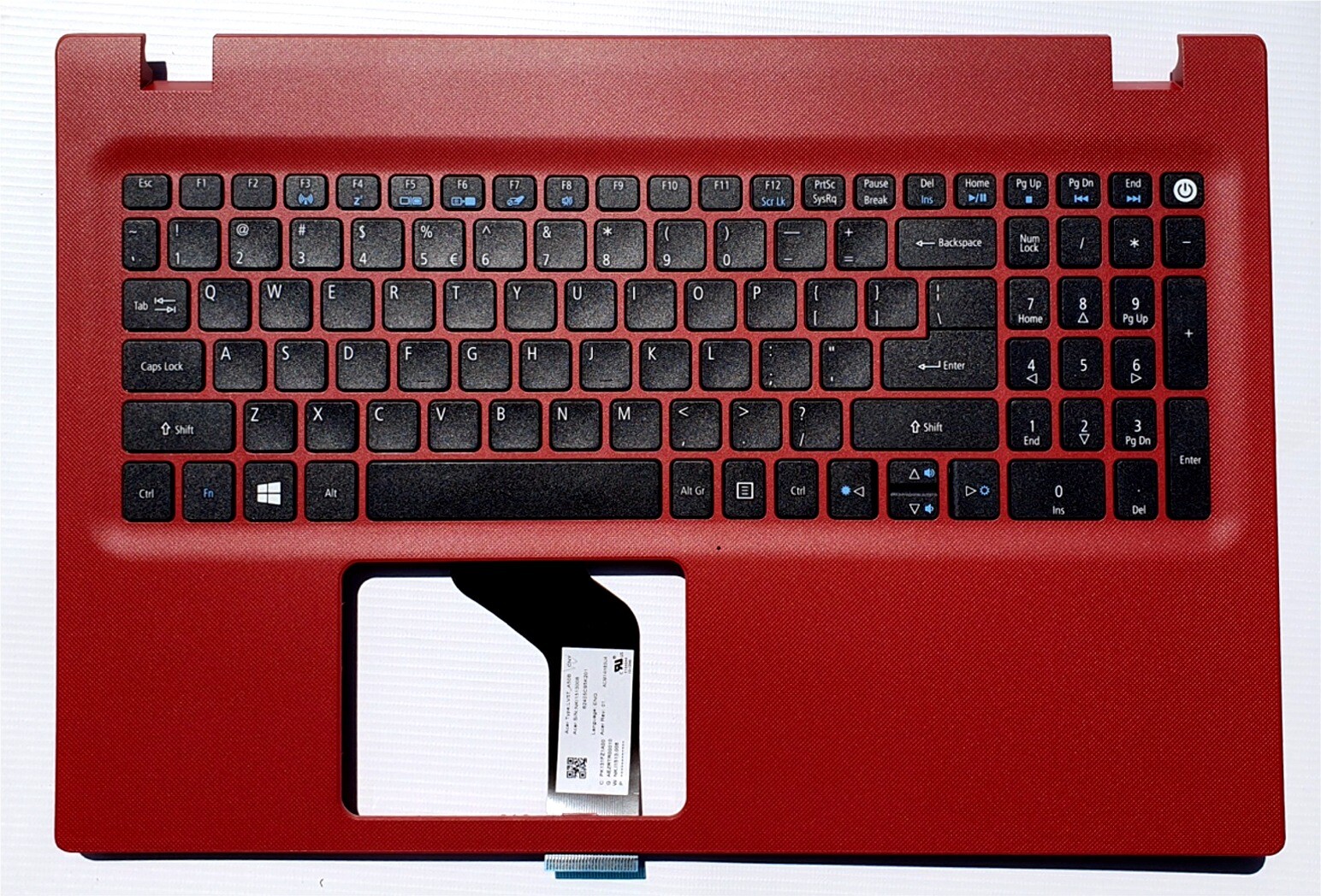 Klávesnice s krytem palmrest Acer Aspire E5-522 E5-552 E5-573 Us/pl