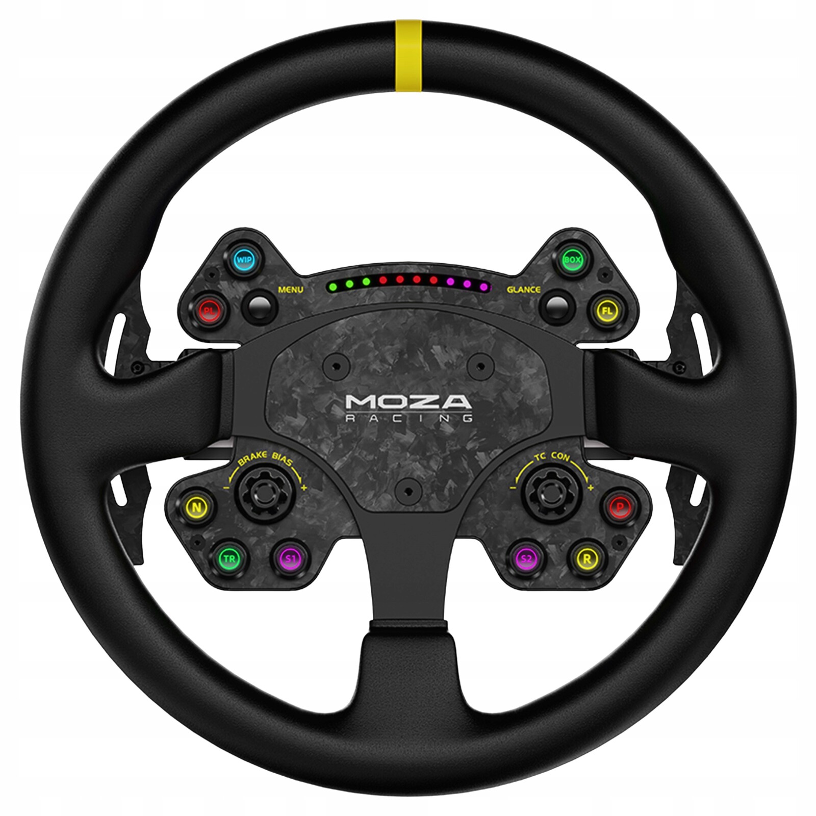 Herní volant Moza Racing Rs V2 RS25 13 palců, karbonová kůže, Rgb