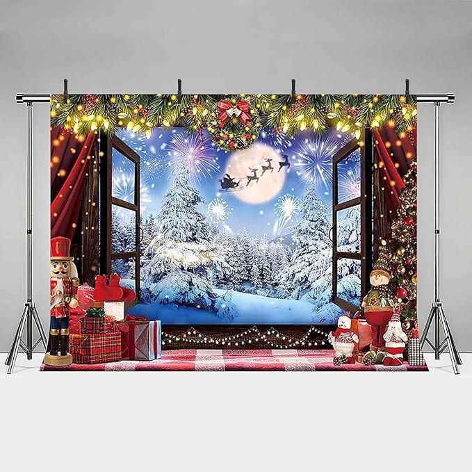 Fotografické pozadí na Vánoce, 3 x 2,1 m