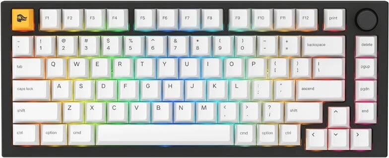 Glorious Gmmk Pro Black Slate Prebuilt 75% Tkl Rgb mechanická klávesnice