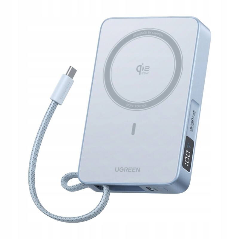 Ugreen PB773 Magnetická powerbanka 10000mAh Qi2 25W Usb-c 30W displej