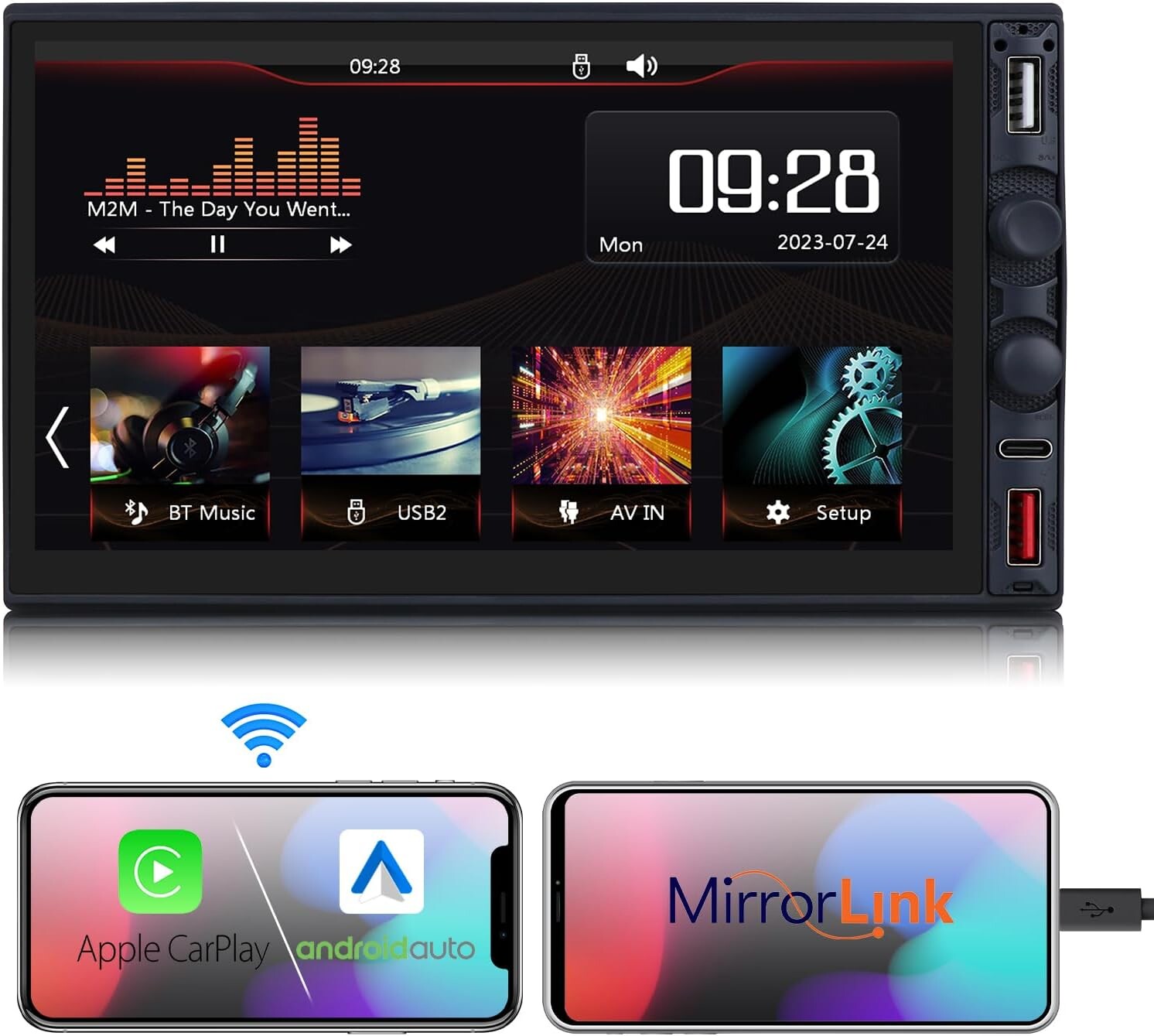 Automobilové rádio Hizpo BCTC2011001109C 2-DI