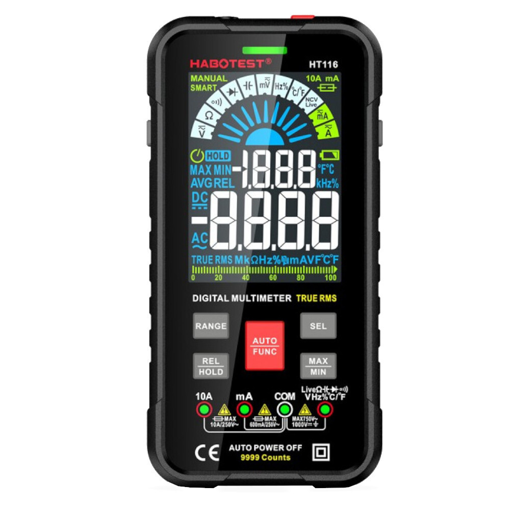 Univerzální Digitální Multimetr Habotest Rms Ncv