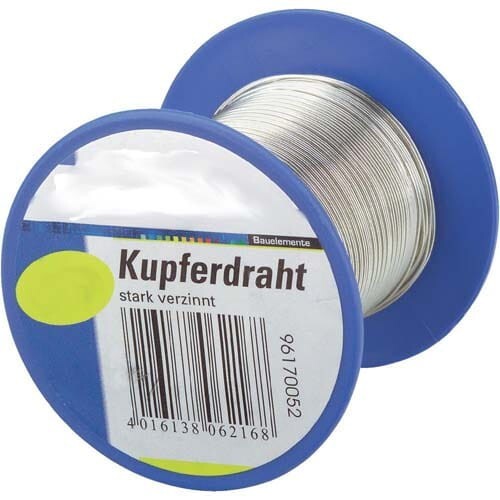 DRUTSN040-010 Pocínovaný drát 0.4 mm rolka 100 g 90 m