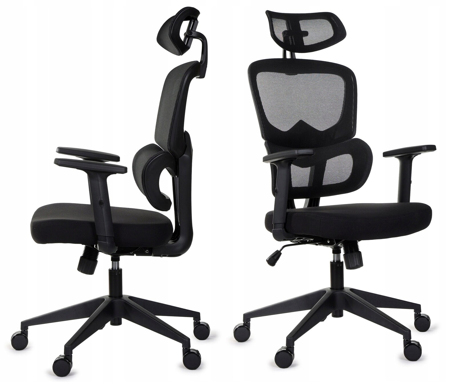 Ergonomické kancelářské křeslo Giosedio FXA004 s nastavitelnými područkami, Bozp