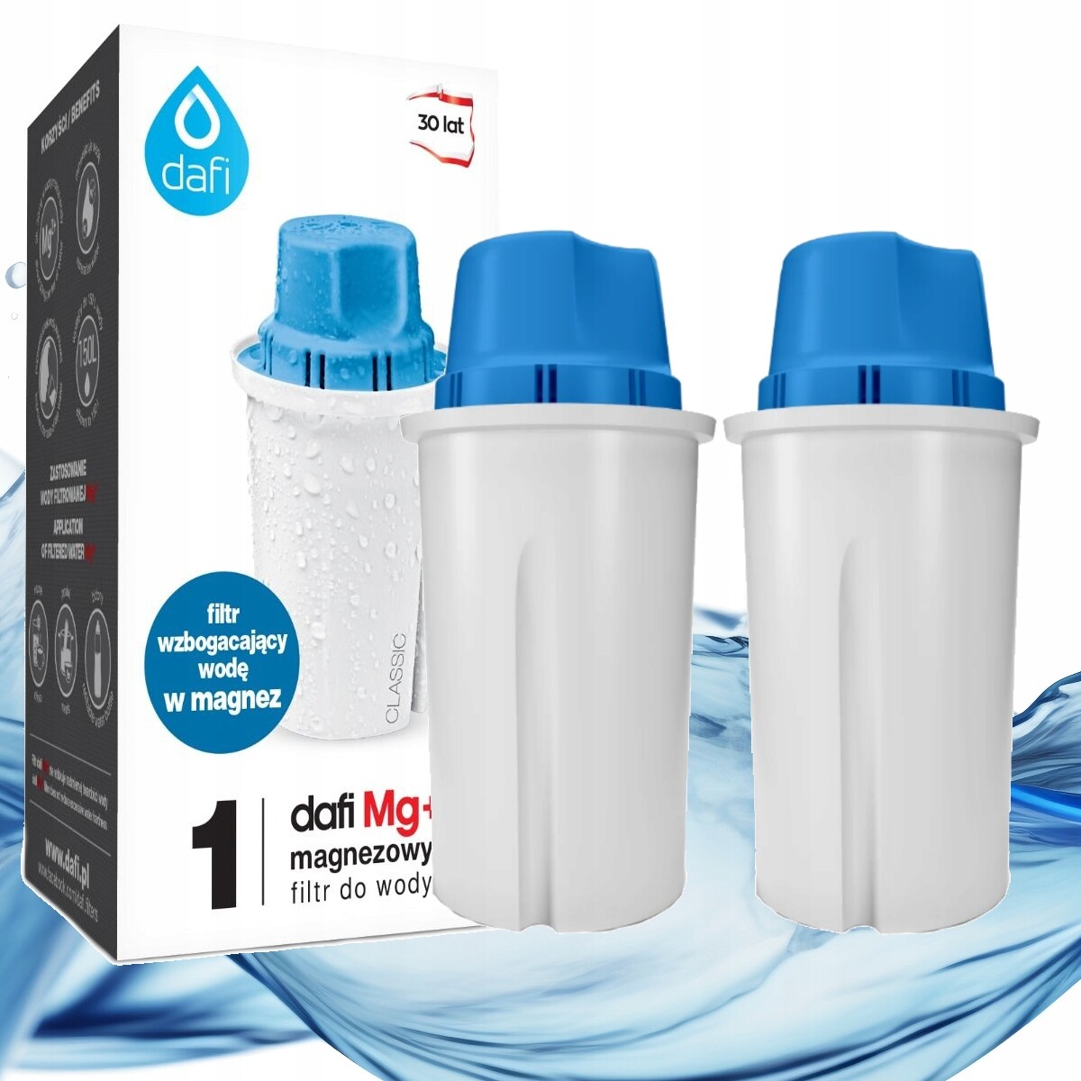 Magneziový filtr na vodu Dafi Classic Mg+ filtrační vložka do konvice 2ks