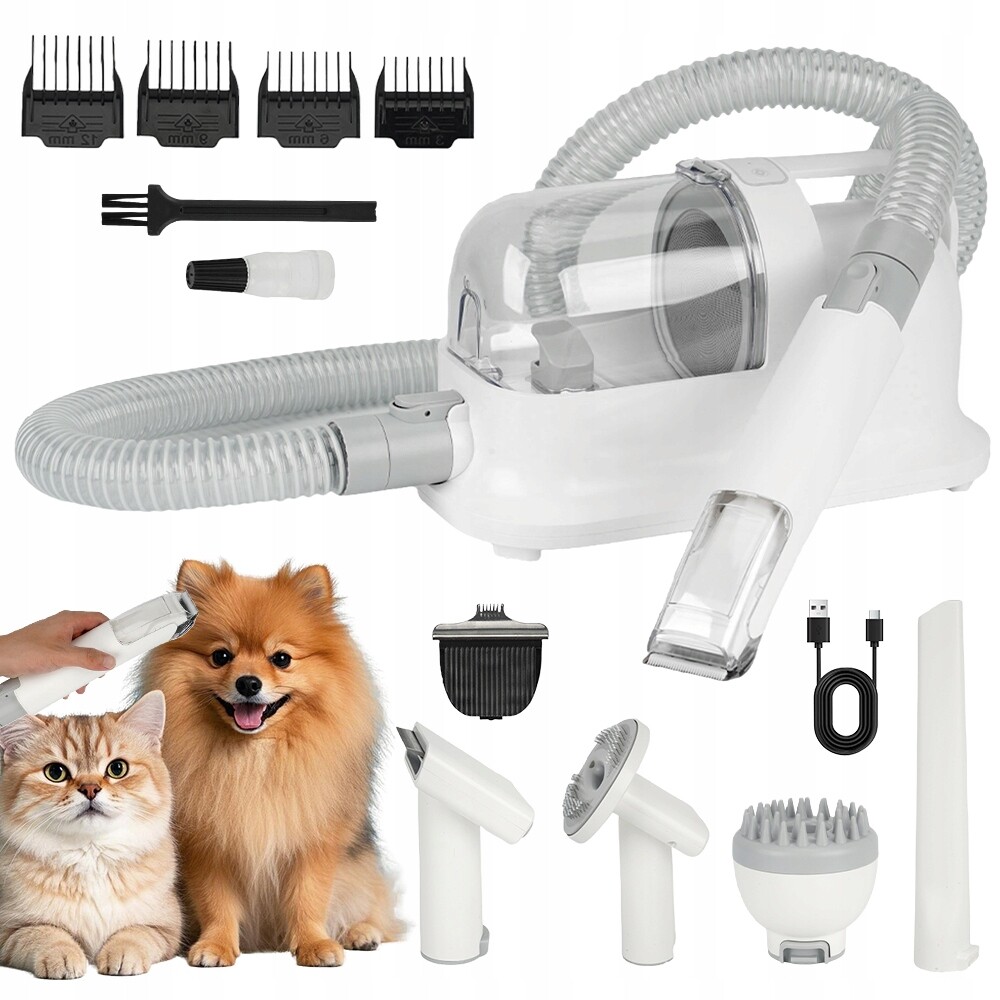 Domácí Zvířata Vysavač Na Srst S Zastřihovačem 1.5L 16000PA Silné Sání