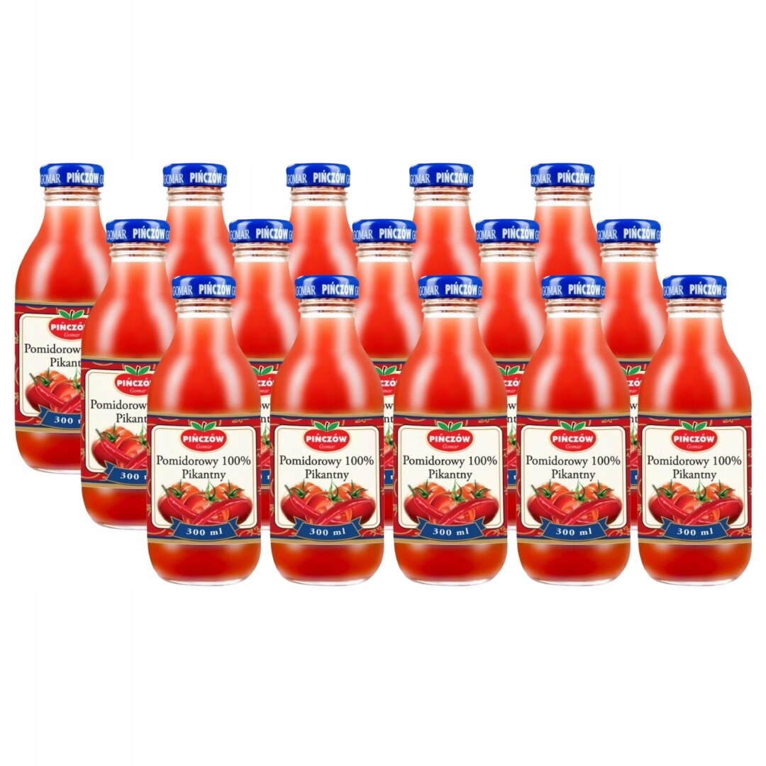 Gomar Pińów – pikantní rajčatový džus 100% 300 ml x 15 kusů
