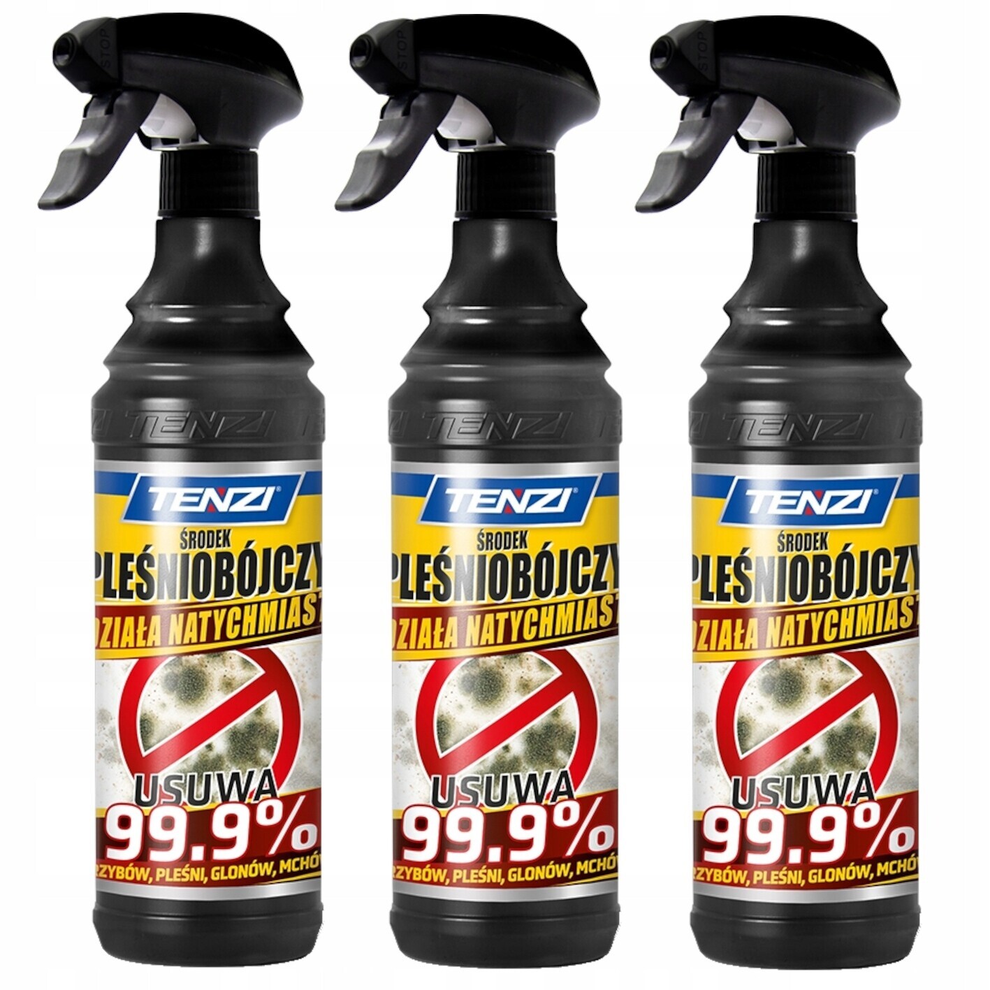 3x Tenzi fungicidní přípravek 600 ml Odstraňuje plísně a plísně
