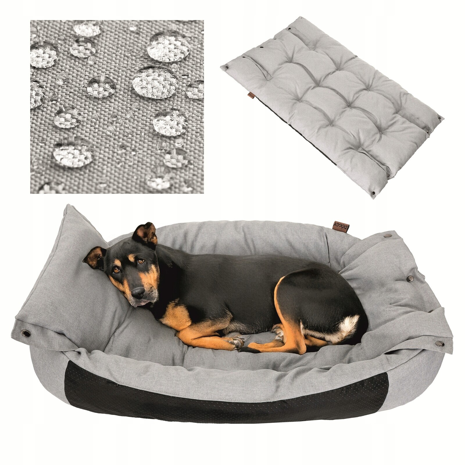 Psí Pelíšek 2 v 1 Matrace pro psy Voděodolný psí Potah 76x55cm