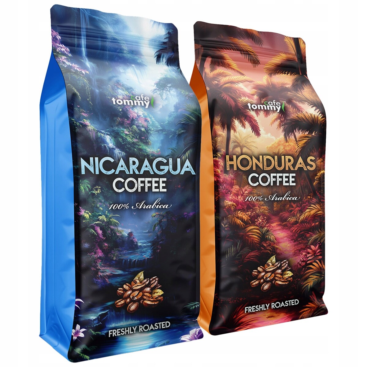 Káva zrnková Nikaragua a Honduras 2x1 kg 100% Arabica Čerstvě pražená