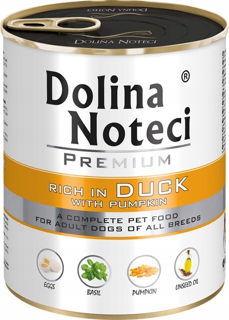 Dolina Noteci Premium mokré Krmivo pro psy s kachnou 800g