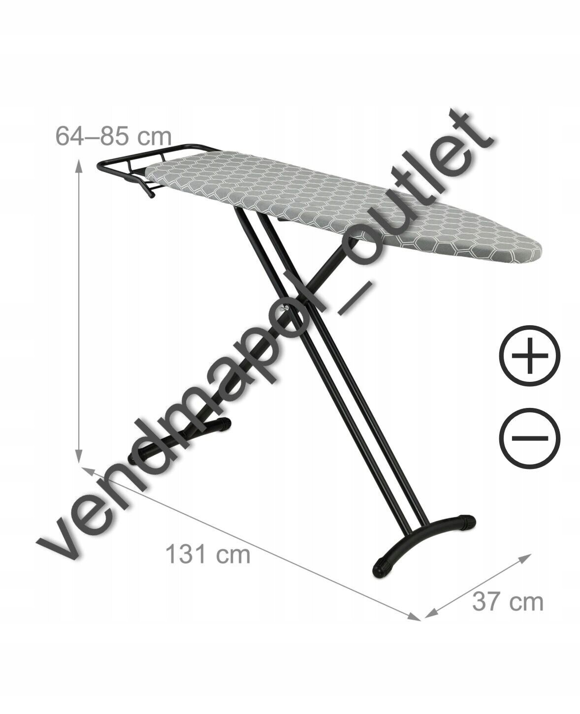 Žehlicí prkno Relaxdays Standard 110 cm x 22 cm