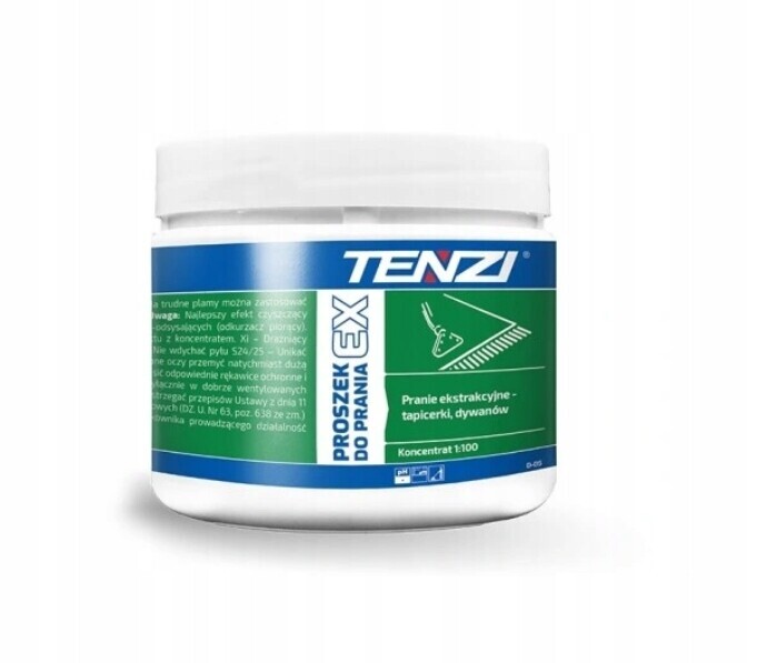 2 x Tenzi Ex Prášek Na Čištění Koberců Čalounění Materiálů 0,5