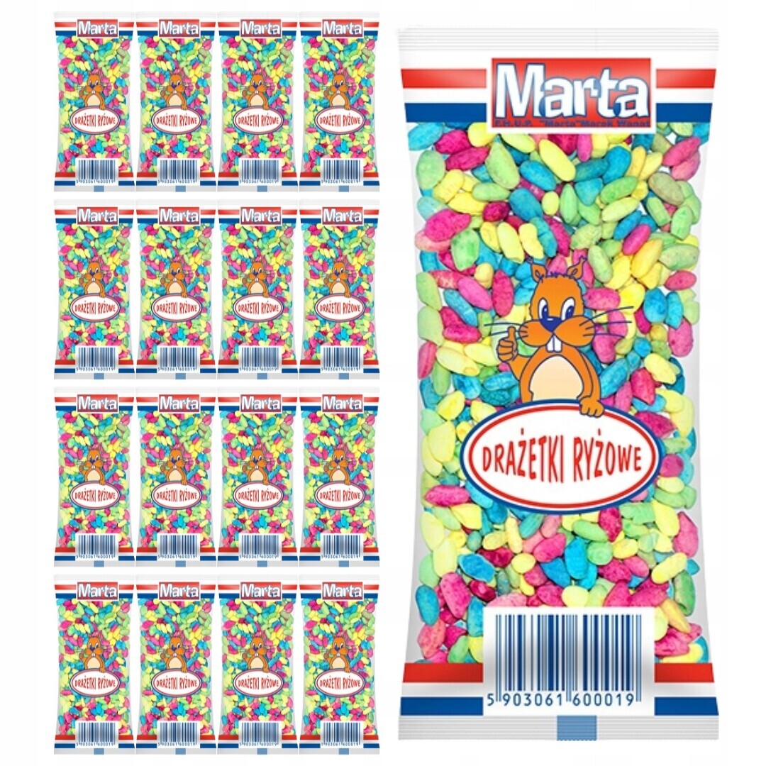 Marta ovocné rýžové dražé 30g x 20 kusů