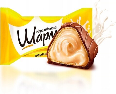 Oplatky v kakaové polevě naplněné smetanovou náplní Aim Foods