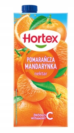 Hortex pomeranč mandarinka nektar 6 x 2 l