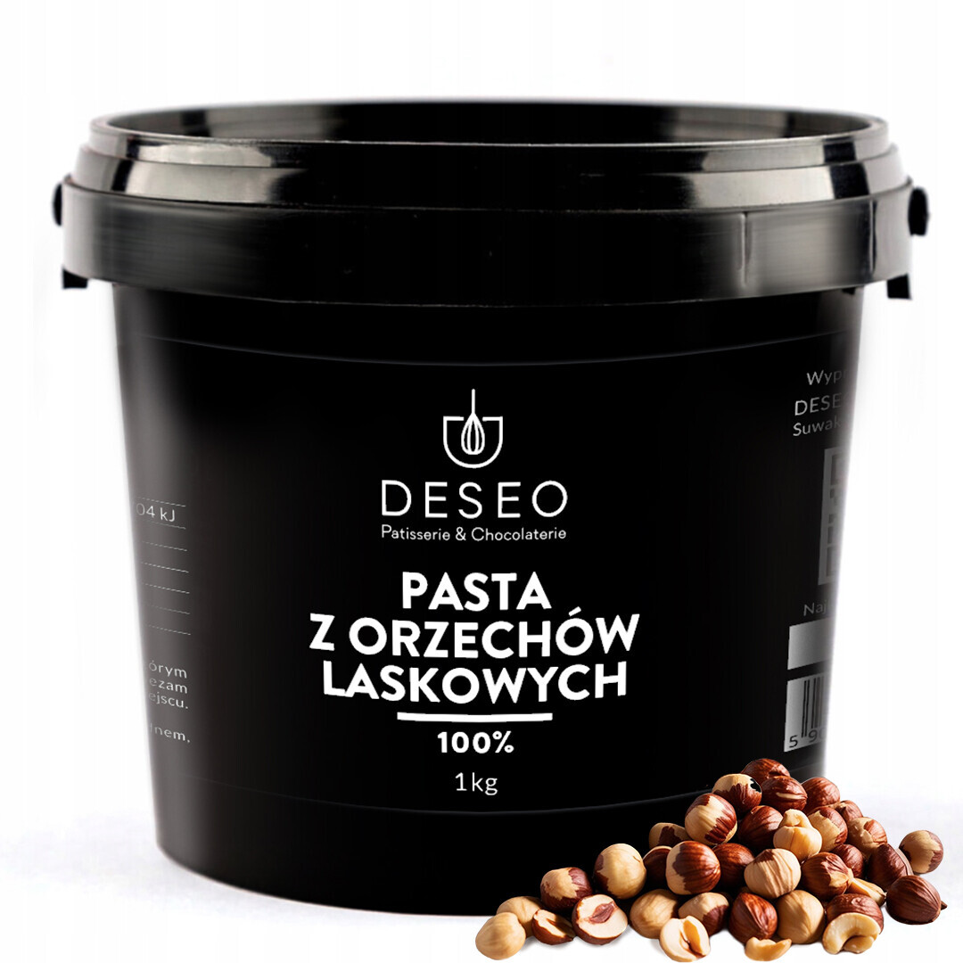 Lísková Oříšková Pasta 100% Deseo 1KG Lískový Ořech 100%
