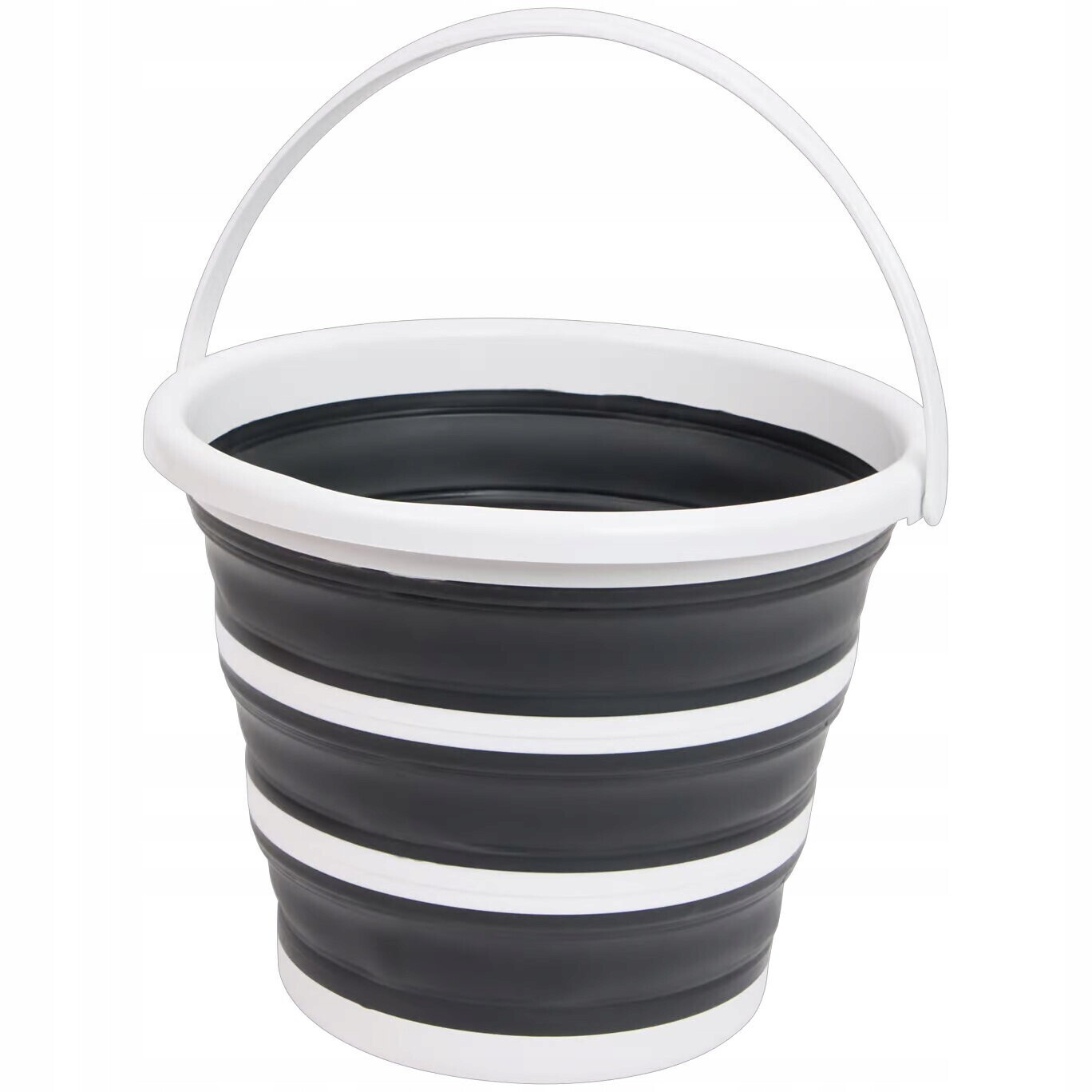 Skládací kbelík 10 litrů s Pp rukojetí Ø 33,3 x 24 4,8 cm