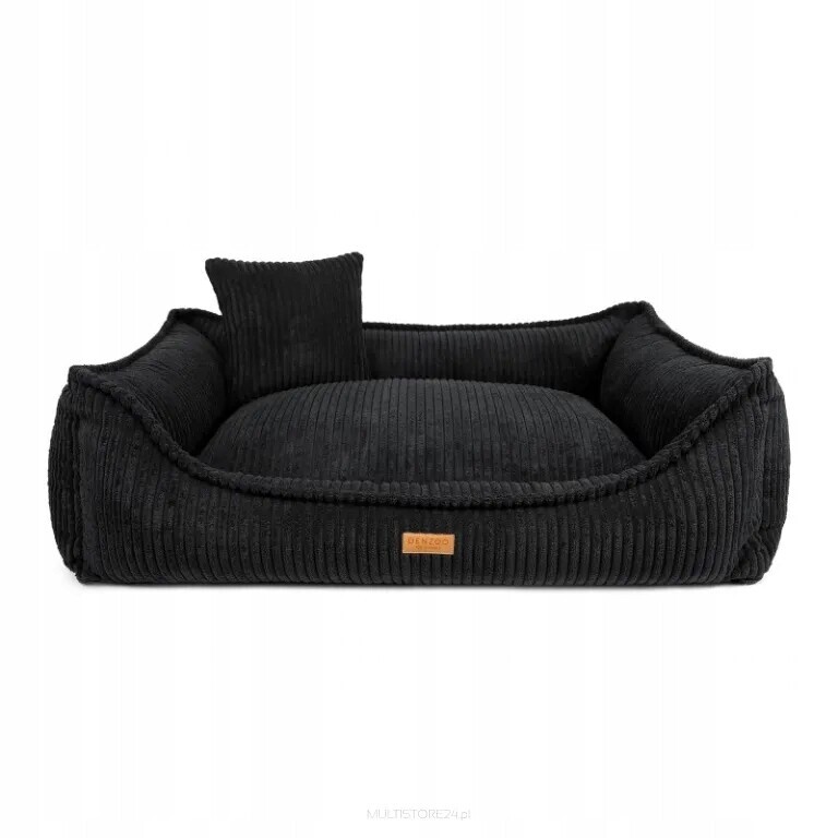Pelíšek ortopedické lehátko pro psa a kočku černé Milano Black