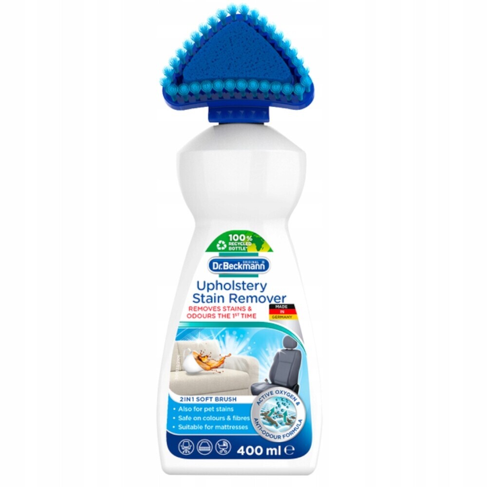 Odstraňovač skvrn na čalounění Dr Beckmann s kartáčkem 400 ml