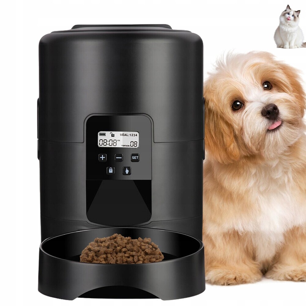 Automatický Dávkovač Krmiva Pro Psa Kočku, Ac Napájení, Baterie Na Výlet