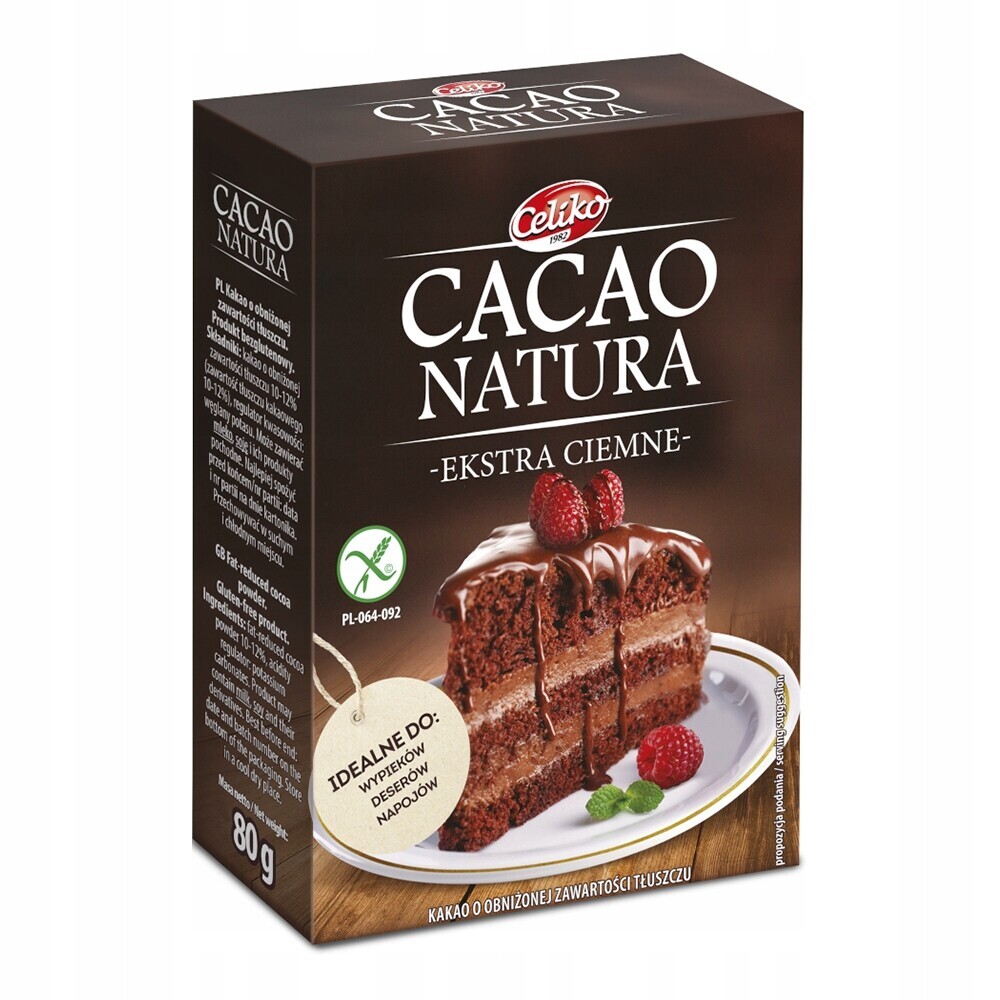 Kakao extra tmavé bez přidaného cukru 80 g Sada: 10 ks