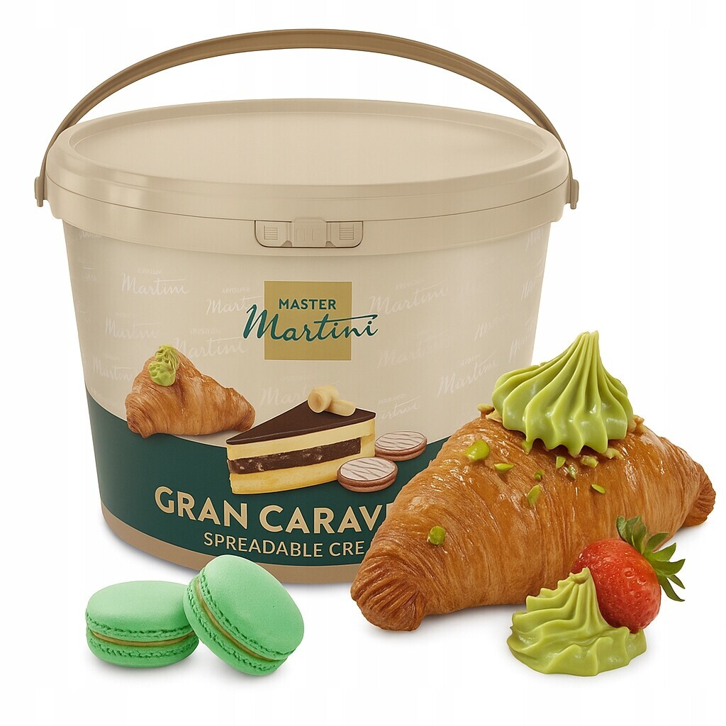 Italský pistáciový krém Caravella Gran Pistacchio na dorty a dezerty 3k