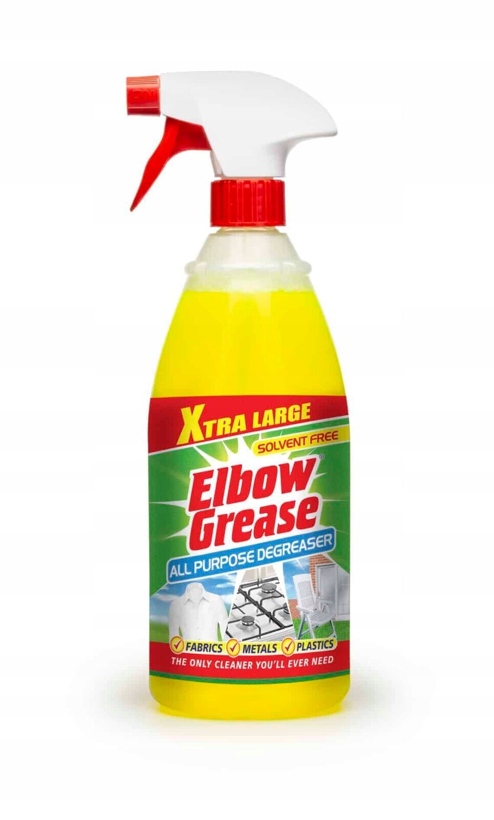 2 x Elbow Grease univerzální odmašťovací kapalina 1 l pro kuchyň, oblečení, plast