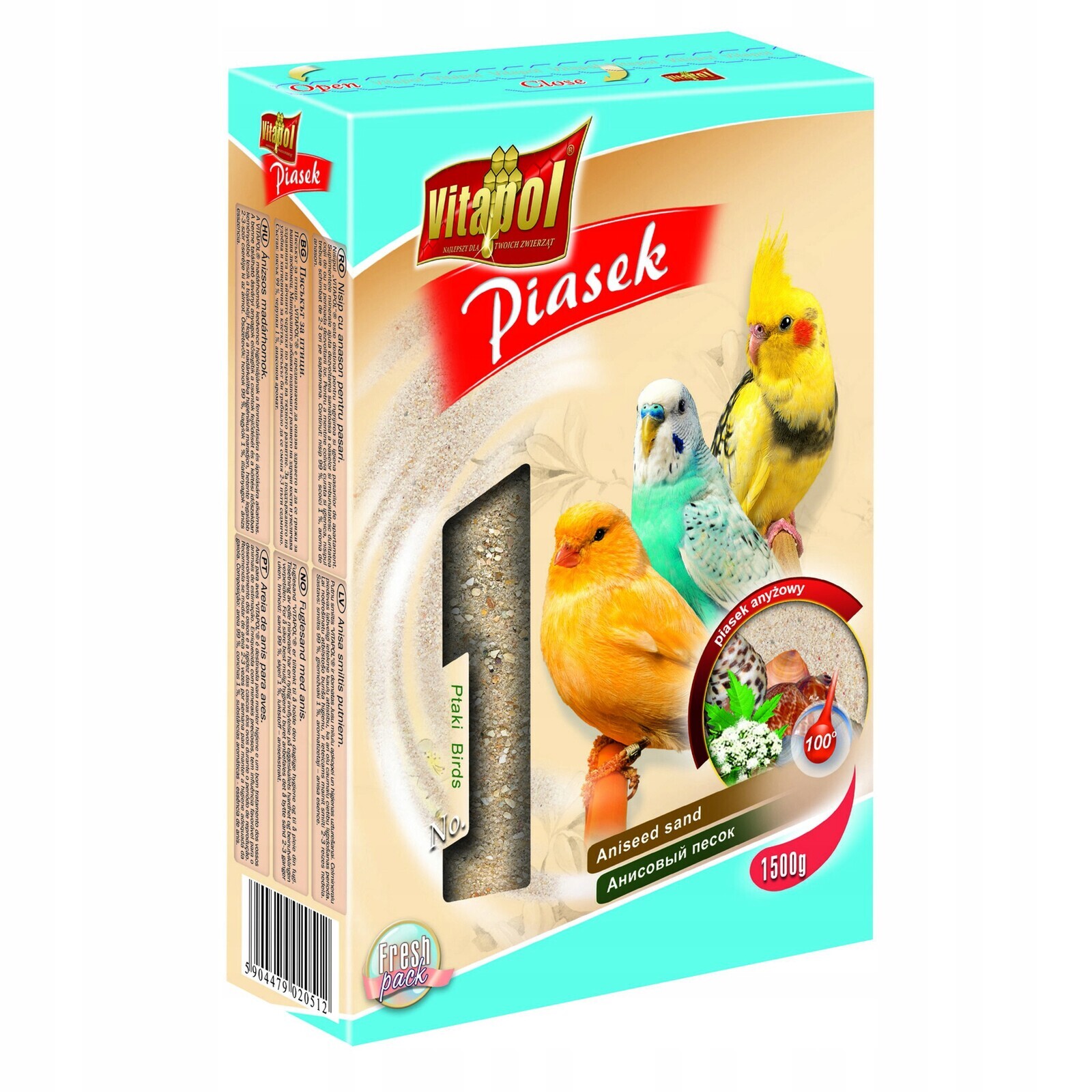 Vitapol Písek pro ptáky Anýzový 1,5 kg