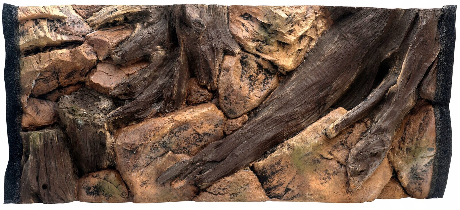 Pozadí pro 3D akvárium strukturované kořen KO200x50