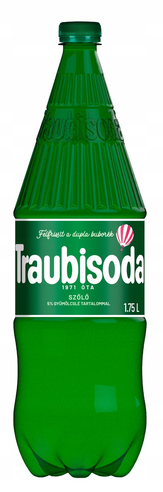 Set x 6 Traubisoda 1,75 l sycený nápoj s příchutí bílých hroznů