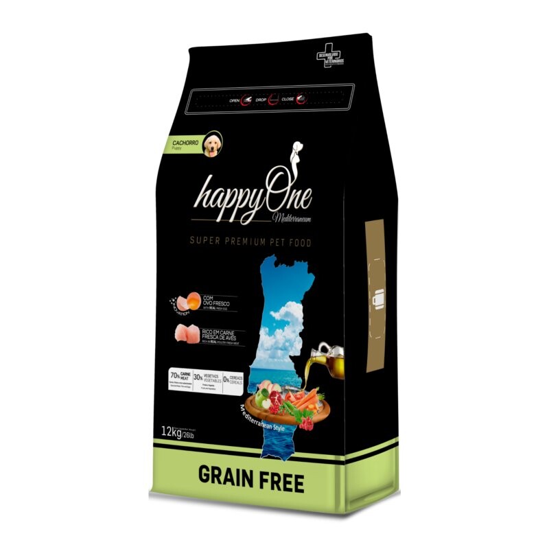 HappyOne Grain-Free Mediterraneum Puppy 12 kg