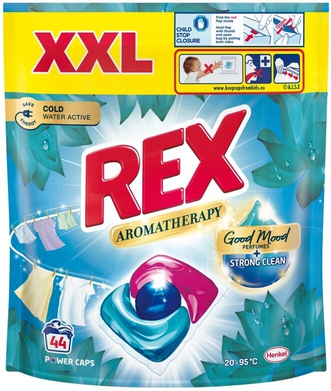 Rex Aromatherapy koncentrovaný předdávkovaný prací prostředek 44 praní