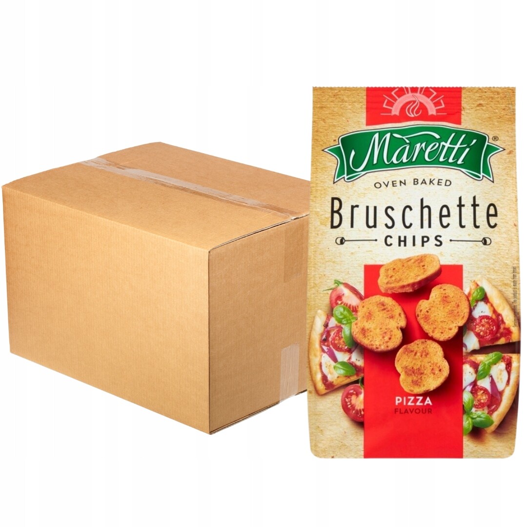 Maretti Pečené chlebové kroužky s příchutí pizzy, 70 g x 15 kusů