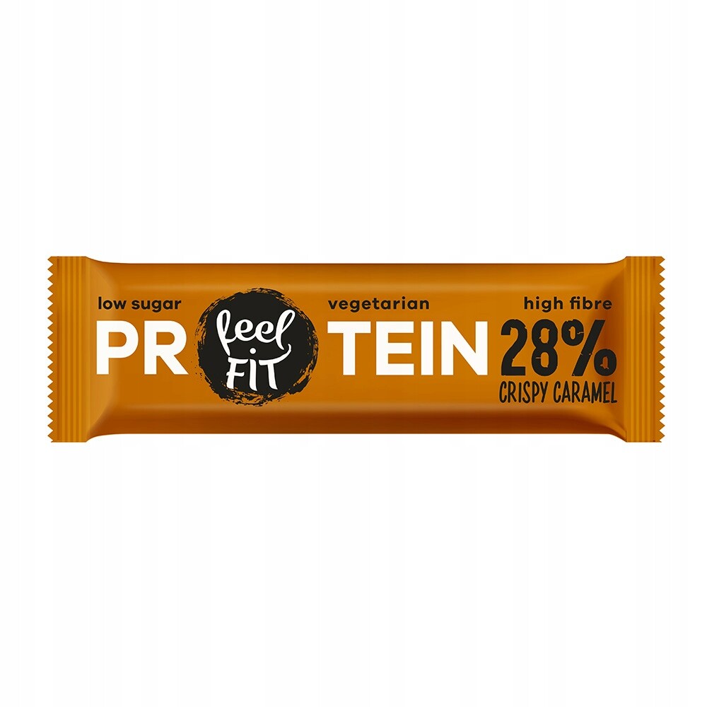 Proteinová tyčinka 28% Crunchy Caramel bez cukru 40 g Sada: 32 ks