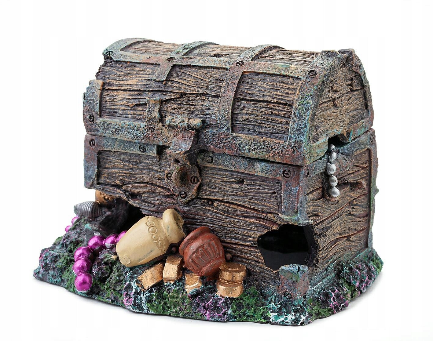 Ozdoba Dekorace Akvária Truhla S Pokladem Úkryt Pro Ryby Pod Vodou