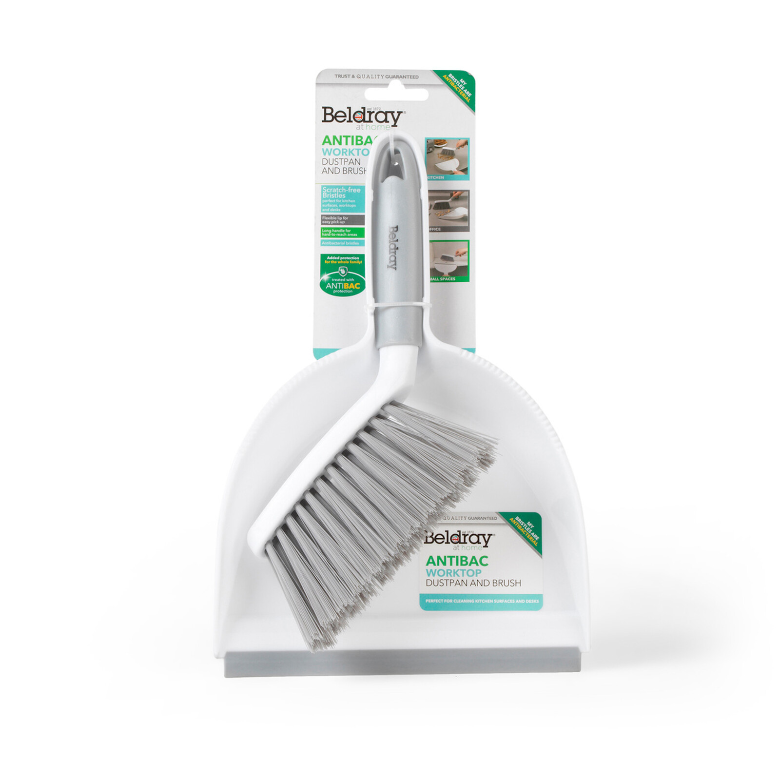 Lopatka se smetáčkem domácí Beldray plast