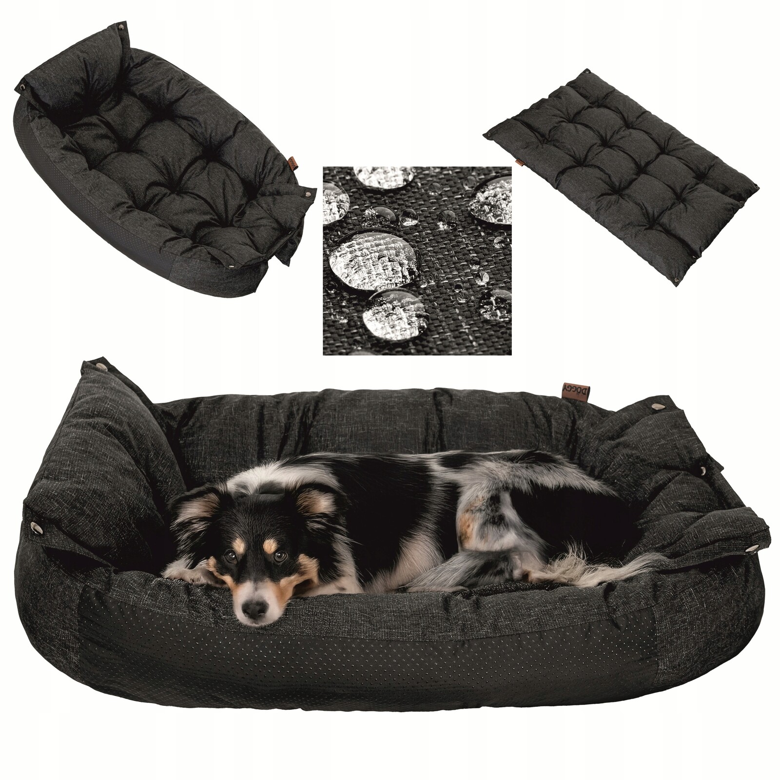 Pelíšek pro psy Matrace pro psy 2 produkty v 1 Voděodolný 76x55cm