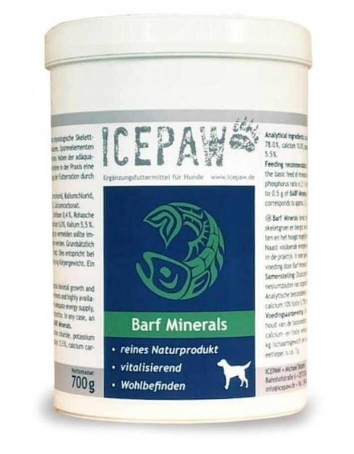 Minerální doplněk Icepaw Barf Minerals pro psa kočku