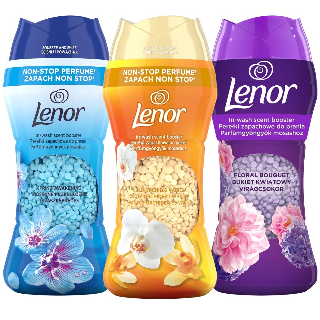 Lenor Granule vonné perličky do praní Gold Amethyst +Spring 3x 195 g