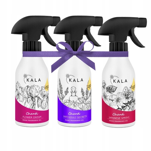 Sada vonných olejů Kala Chanti 3x250 ml Dámské interiérové vůně