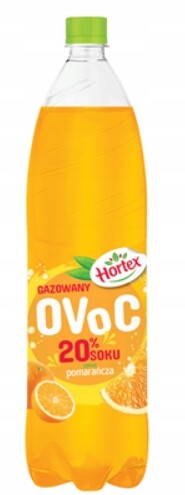 Hortex Ovoc pomeranč Sycený nápoj 6 x 1,5 l