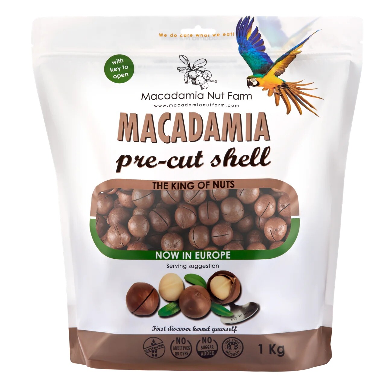 Makadamové Ořechy Premium v lupině Macadamia Nut Farm 1000 g