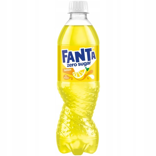 Fanta Zero Lemon Sycený nápoj 12 x 500 ml