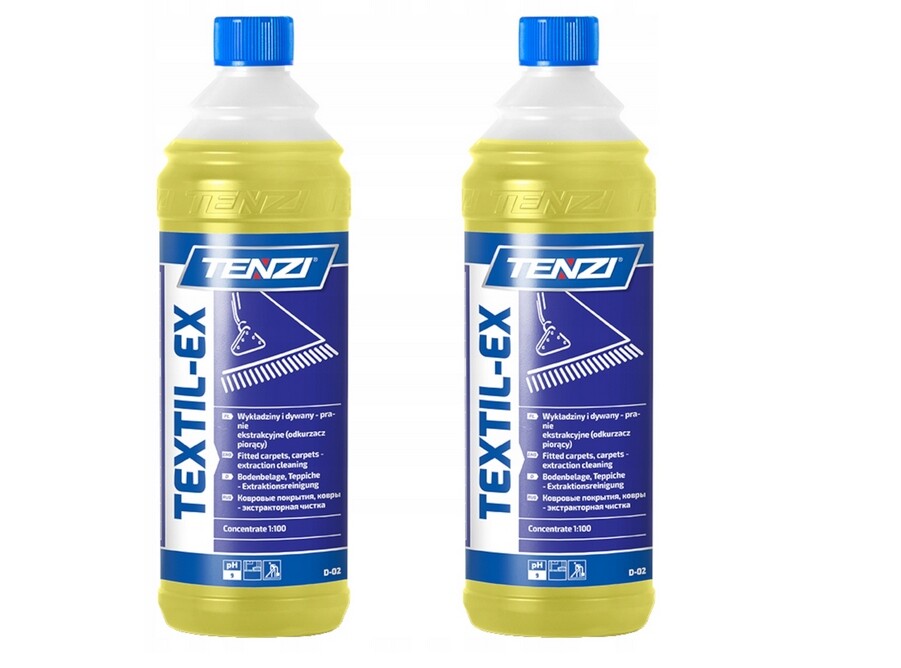 2 x Sada DBautomotive Tenzi Textil-ex Tekutina na čalounění koberců 2x1L