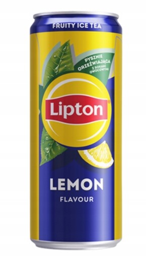 Lipton Ice Tea Lemon Nápoj 24x330 ml plechovka