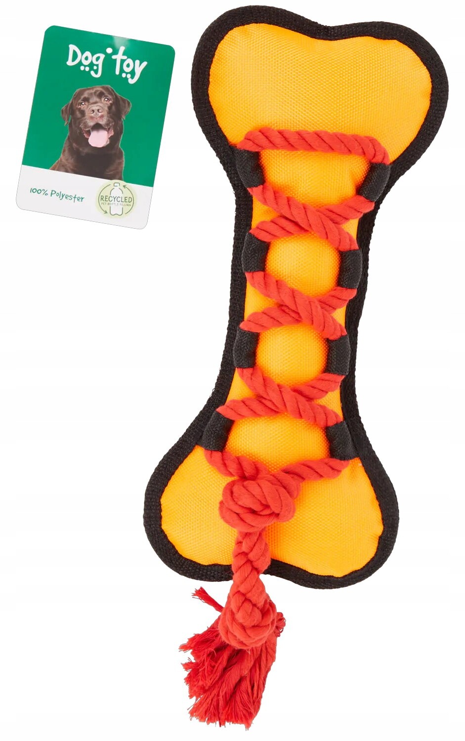 2 x Hračka pískací kost pro psa k házení pískátkem